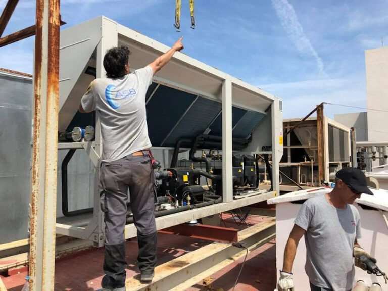 Climatización y fontanería para hoteles y grandes proyectos